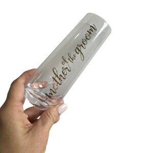 Mother of the Groom Wedding Keepsake Champagne Flute Glass Tumbler